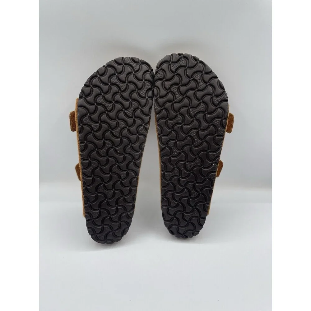 Birkenstock Arizona Sandals Men Suede Leather Mink Shoes Comfort US 10 EU 43 New